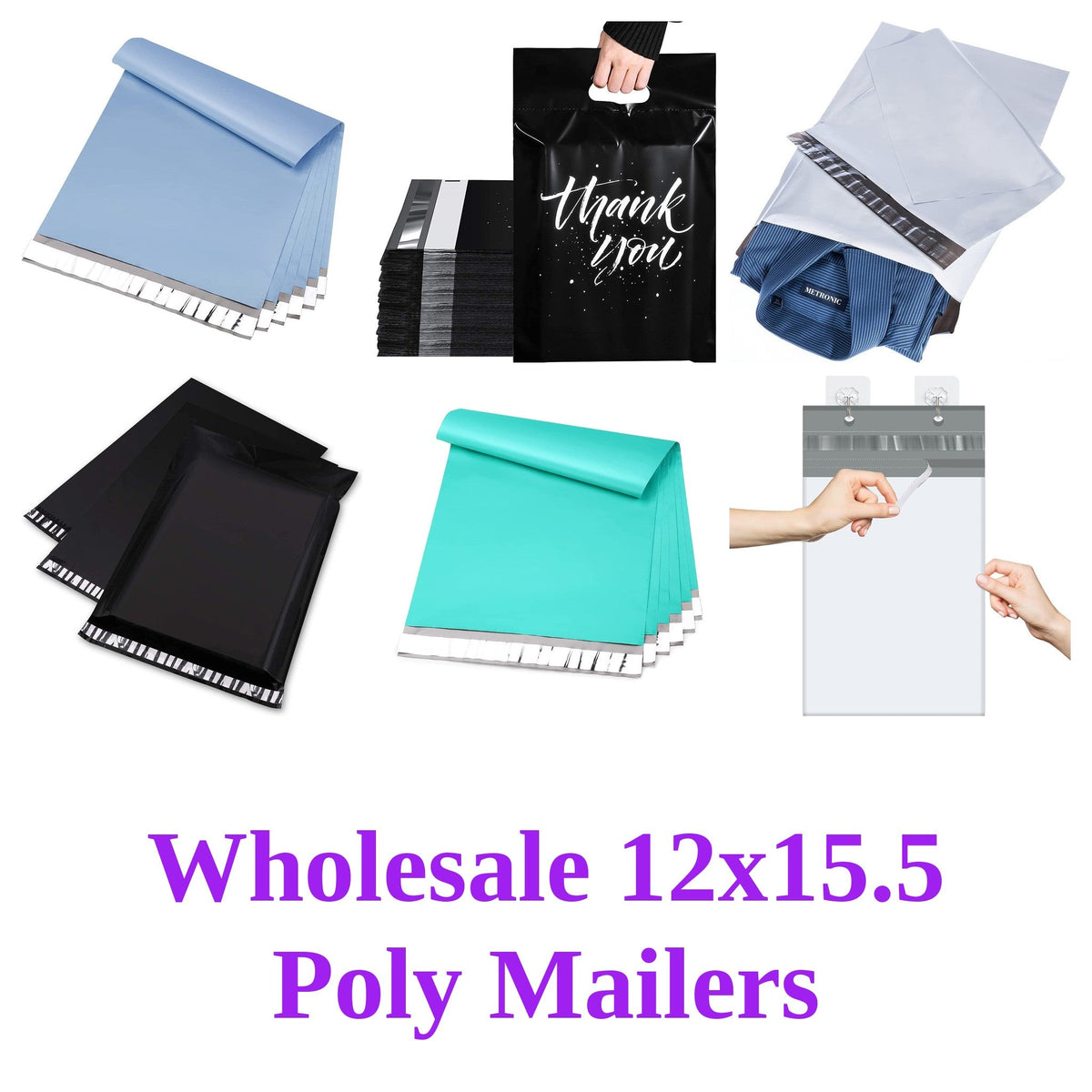 Wholesale 12x15.5 Poly Mailers - Shipping In Style