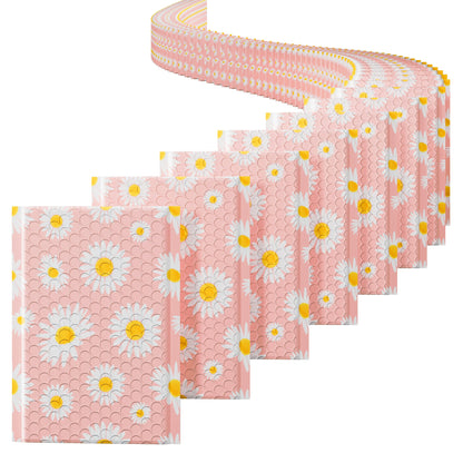 6x10 Inch Color Printing Bubble| Usable Size 6x9"| Mailers Daisy