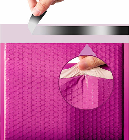 10.5x16 Bubble - Mailer Padded Envelope | Hot Pink - Shipping In Style