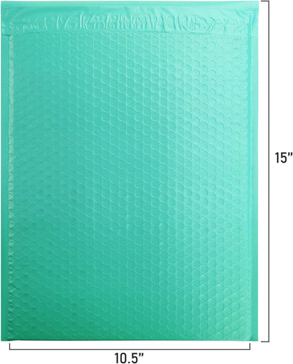 10.5x16 Bubble - Mailer Padded Envelope | Teal - Shipping In Style