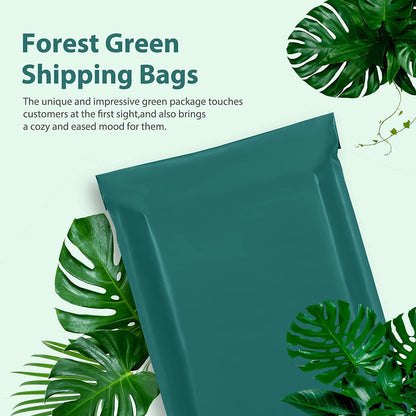 10x13 Poly - Mailer Envelope Shipping Bags | Forest Green - Shipping In Style