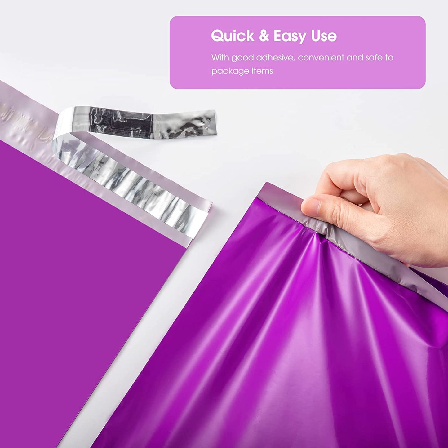 10x13 Poly - Mailer Envelope Shipping Bags | Purple - Shipping In Style