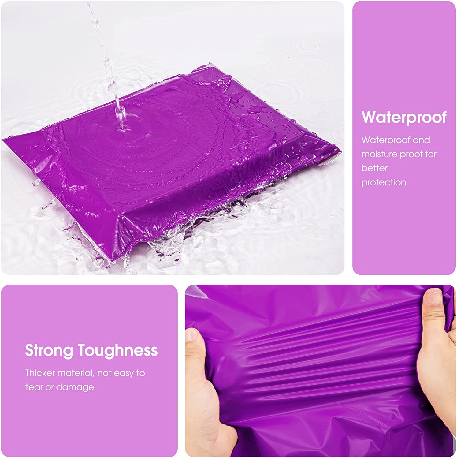 10x13 Poly - Mailer Envelope Shipping Bags | Purple - Shipping In Style