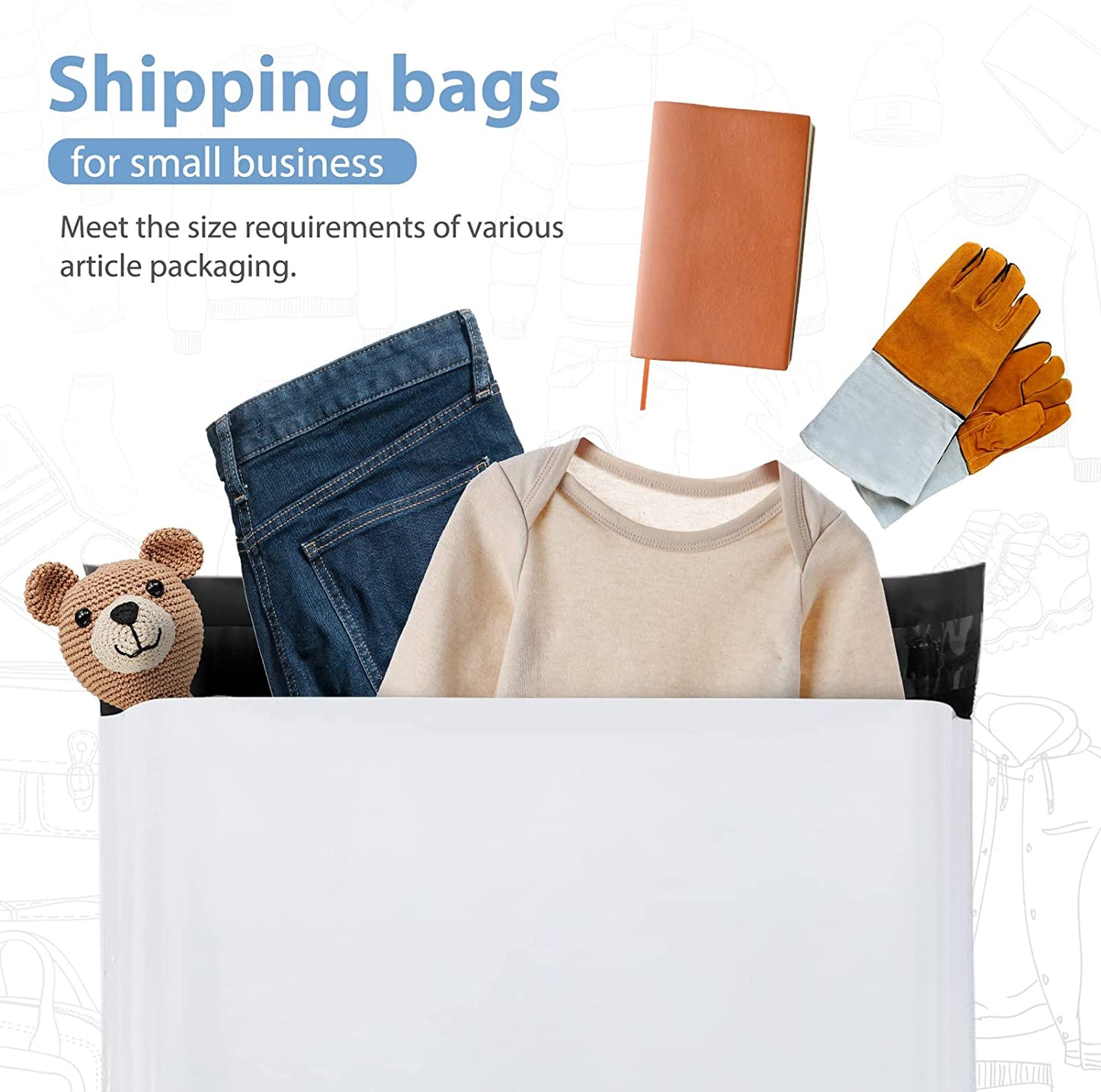 10x13 Inch Poly Mailers | 1000 Pack Wholesale