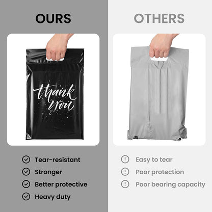 10x13 Poly Mailer Shipping Bags with Handle | 1000 Pack Wholesale