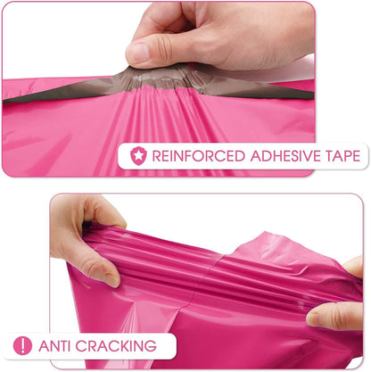 12x15.5 Poly - Mailer Envelope Shipping Bags | Pink - Shipping In Style