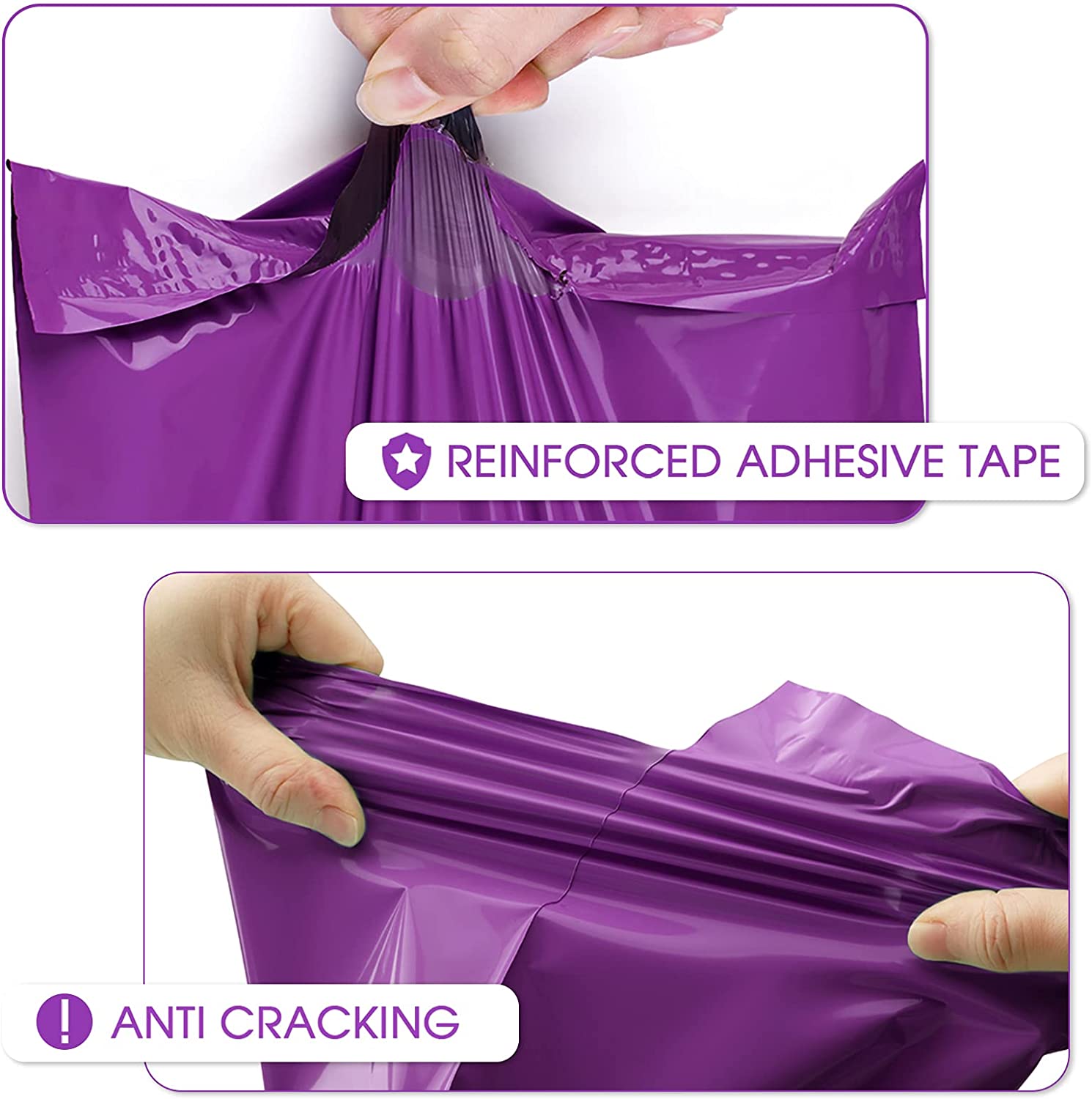 12x15.5 Poly - Mailer Envelope Shipping Bags | Purple - Shipping In Style