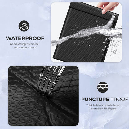 12x16 Bubble Mailer | Usable Size 12x15" | Black