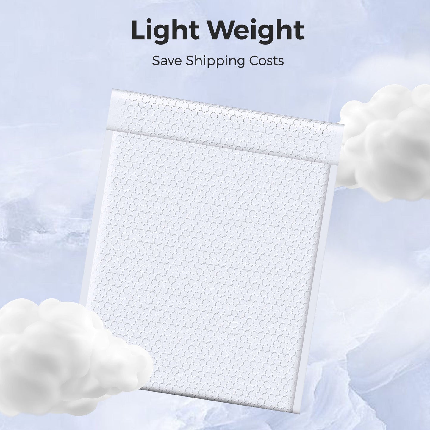 12x16 Bubble Mailer | Usable Size 12x15" | White