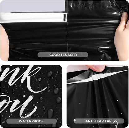 14.5x19 Poly Mailer Self-Sealing Envelope Shipping Bags with Handle | 500 Pack Wholesale