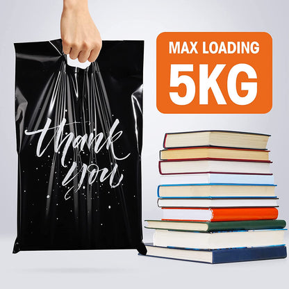 14.5x19 Poly Mailer Self-Sealing Envelope Shipping Bags with Handle | 500 Pack Wholesale