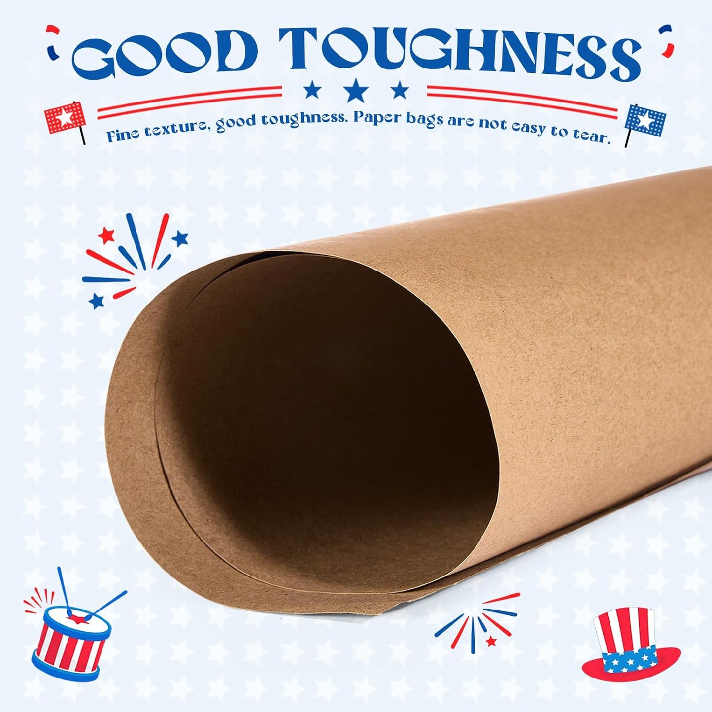 8x4.5x10 Inch Kraft Paper Gift Bags