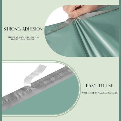 14.5x19 Poly - Mailer Envelope Shipping Bags | Grayed Jade Green - Shipping In Style