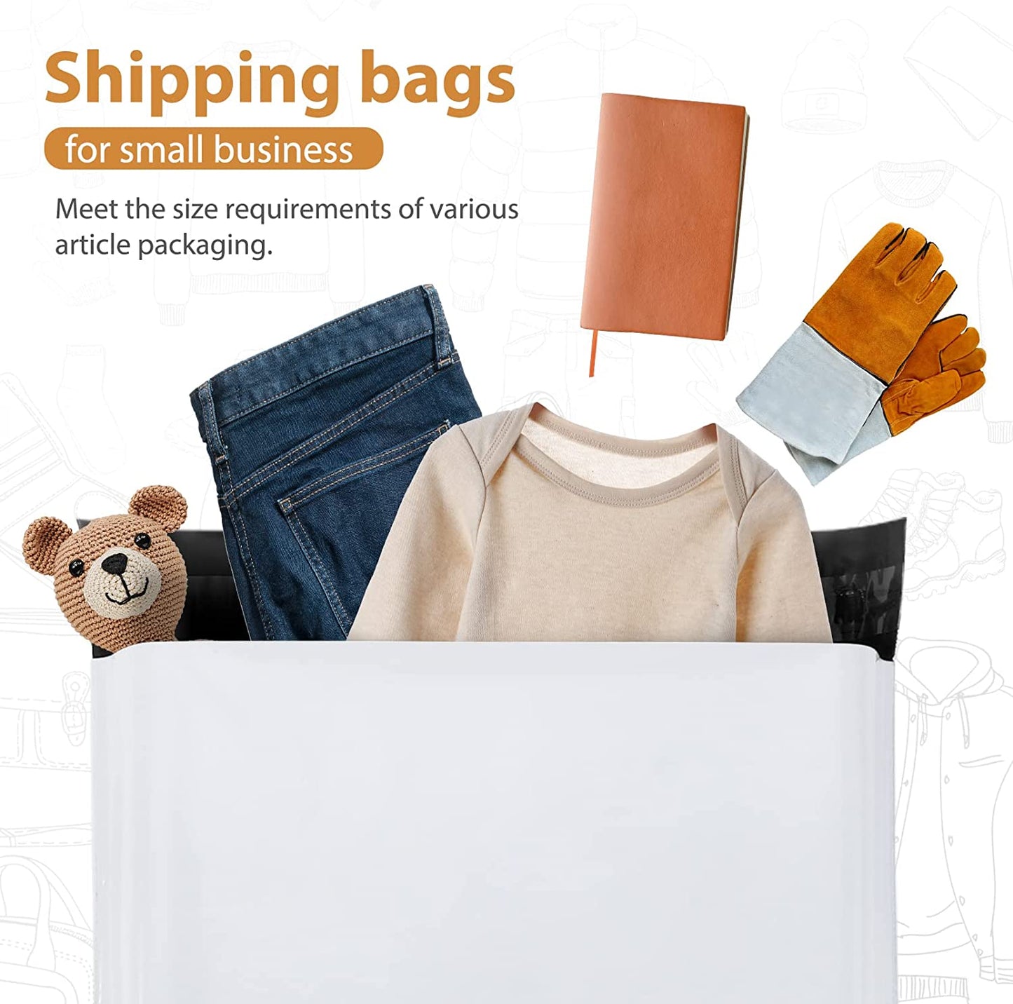 19x24 Inch Poly Mailers | 500 Pack Wholesale