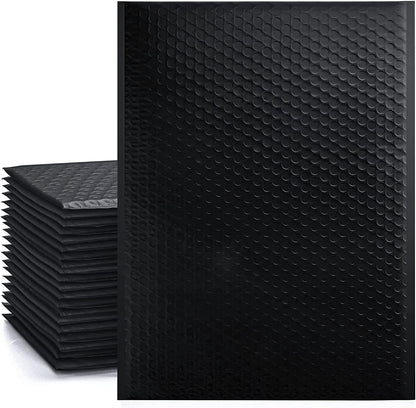 9.5x14.5 Bubble-Mailer Padded Envelope | Black