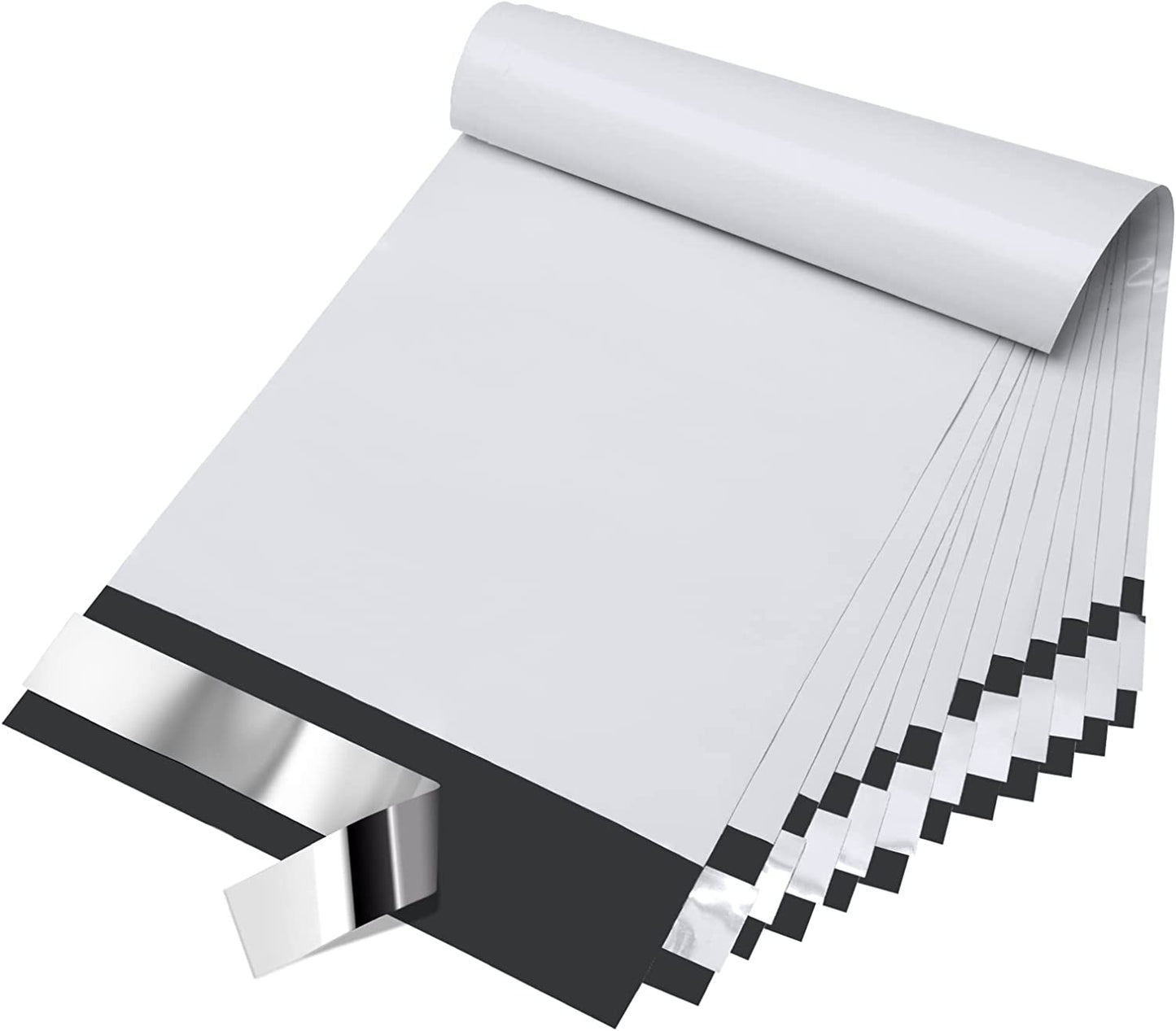 6x9 Poly-Mailer Envelope Shipping Bags | White