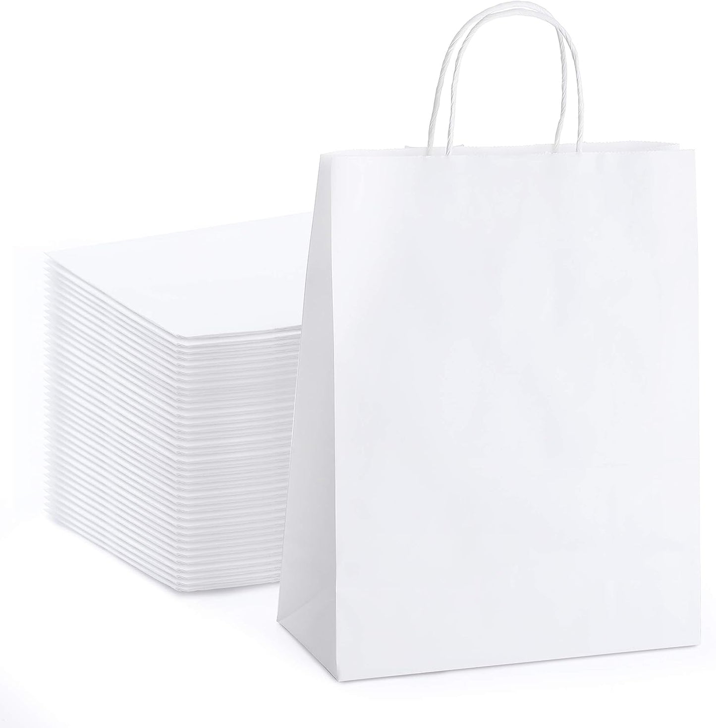 10x5x13 Inch Kraft Paper Gift Bags | 100 Pack Wholesale