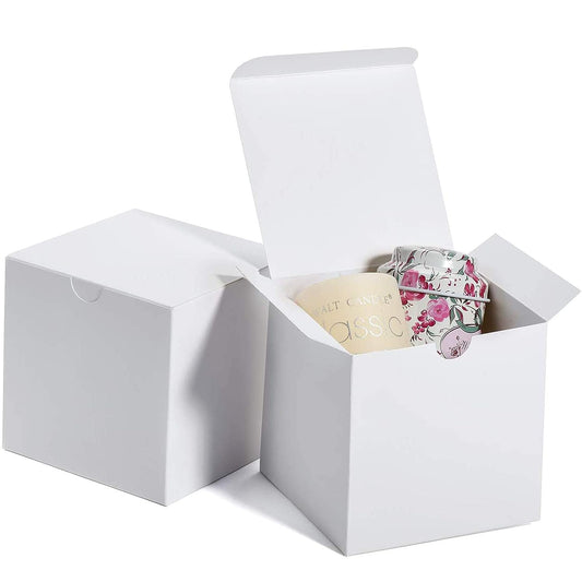 4x4x4 Inch Cardboard Gift Boxes with Lids