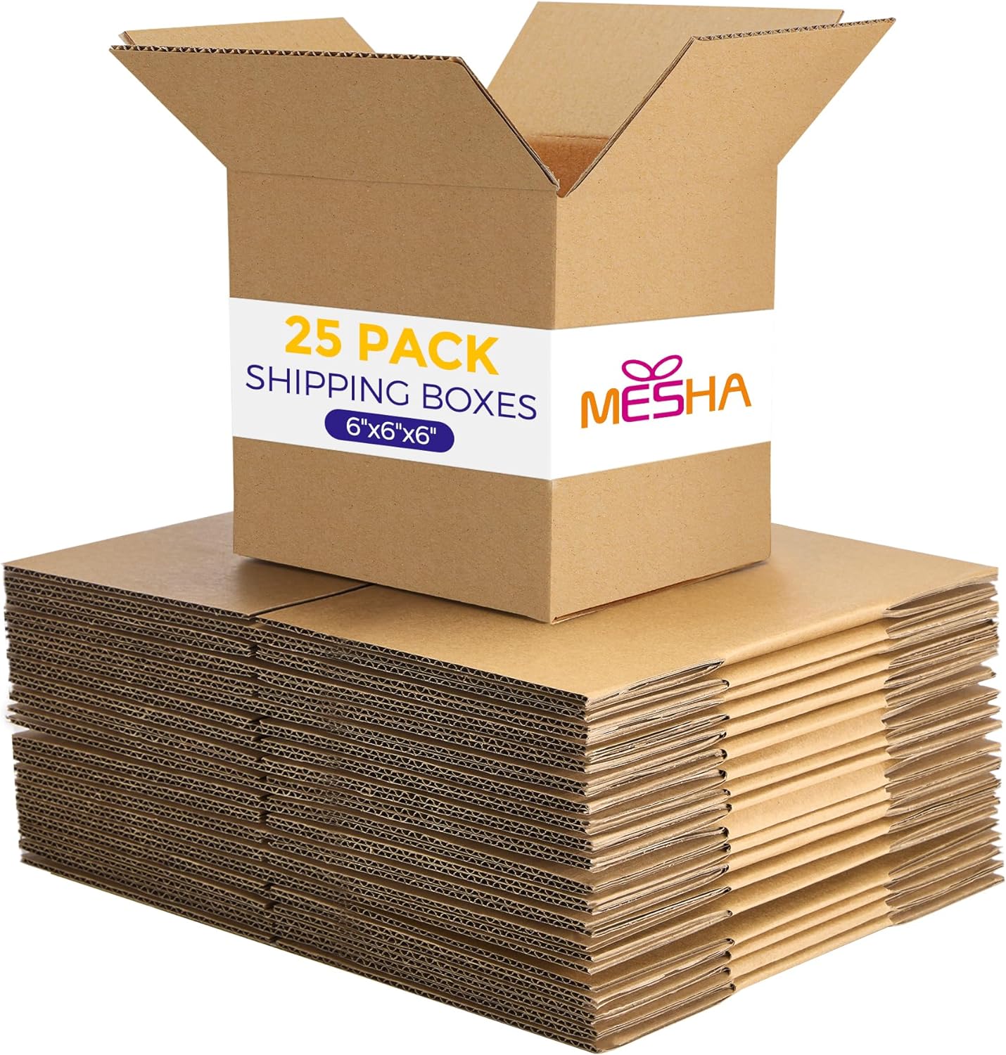 6x6x6 Inch Corrugated Cardboard Boxes