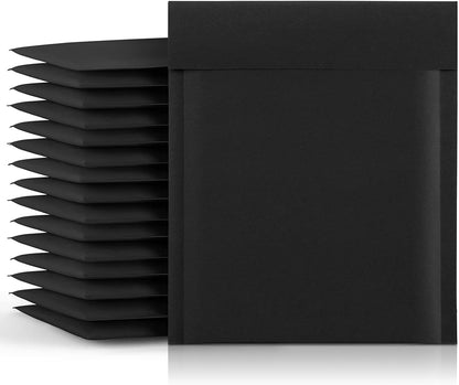 8.5x12 Kraft Bubble Mailer Padded Envelope #2 | Usable Size 8.5x11" | Black