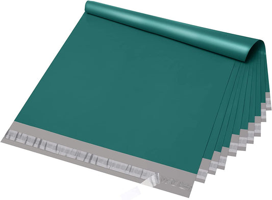 24x24 Poly-Mailer Envelope Shipping Bags | Forest Green