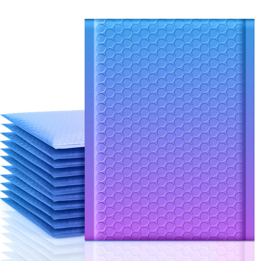 6x10 Bubble Mailer  #0 | Usable Size 6x9" | BluePurple