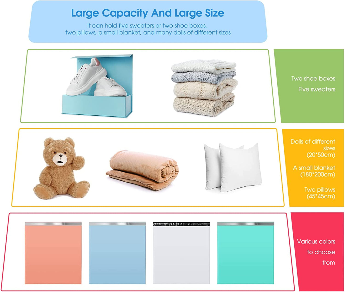 24x24 Inch Poly Mailers | 500 Pack Wholesale