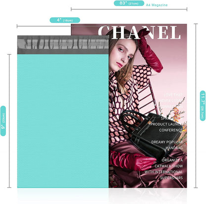 6x9 Poly-Mailer Envelope Shipping Bags | Teal