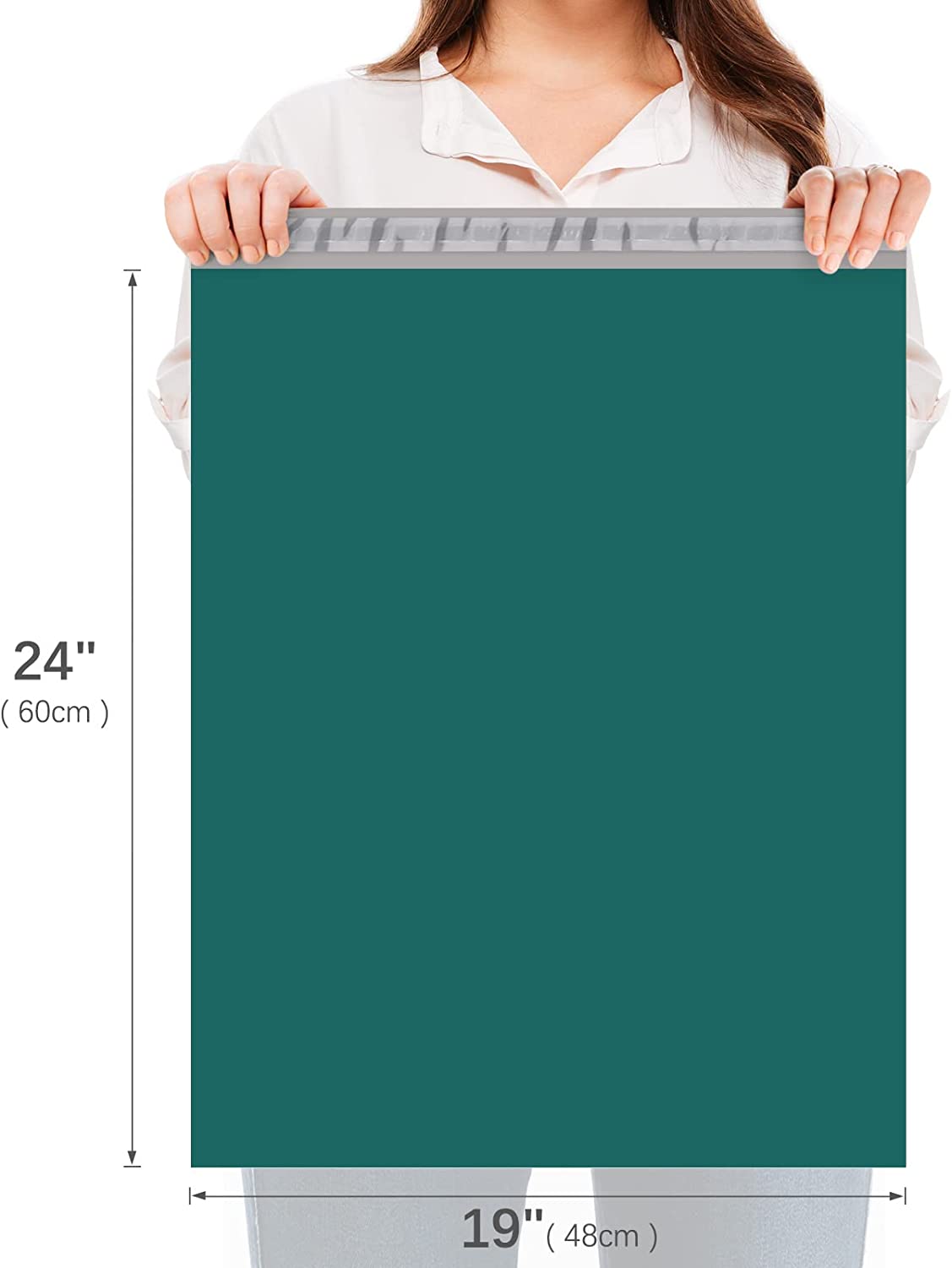 19x24 Poly-Mailer Envelope Shipping Bags | Forest Green