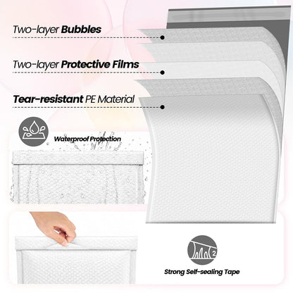 24x25 Bubble Mailer | Usable Size 24x24" | 120 Pack Wholesale