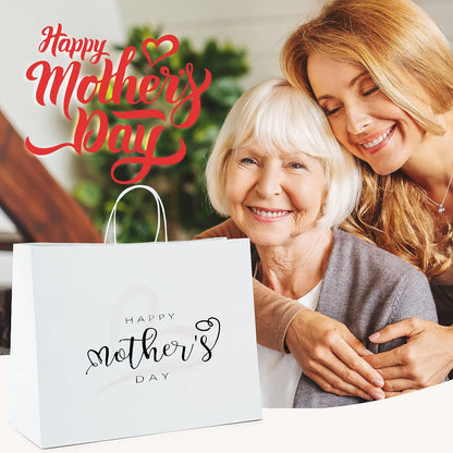 16x6x12 Inch Kraft Paper Gift Bags | 100 Pack Wholesale