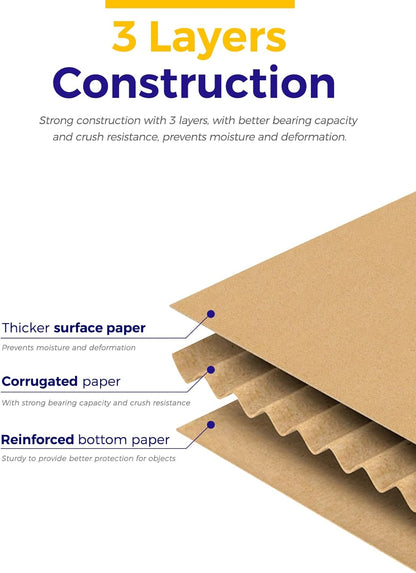 6x6x6 Inch Corrugated Cardboard Boxes