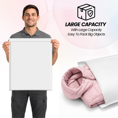 19x25 Bubble Mailer | Usable Size 19x24" | 120 Pack Wholesale