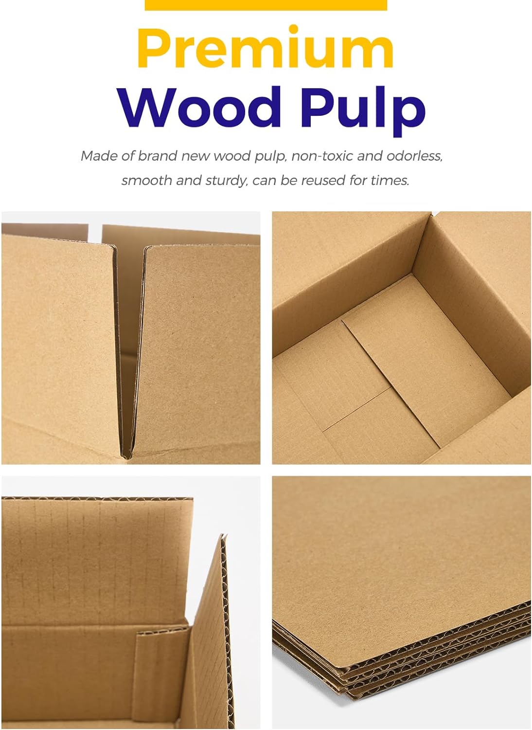 6x6x6 Inch Corrugated Cardboard Boxes