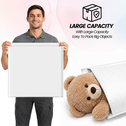24x25 Bubble Mailer | Usable Size 24x24" | 120 Pack Wholesale