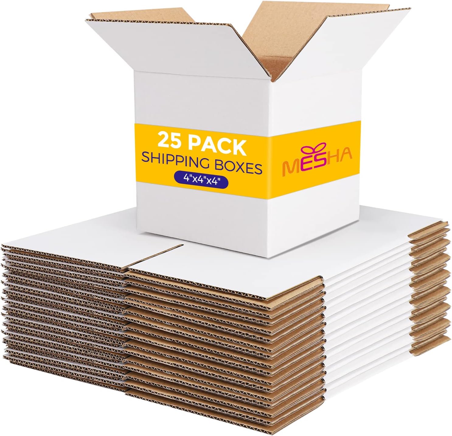 4x4x4 Inch Corrugated Cardboard Boxes - Shipping In Style