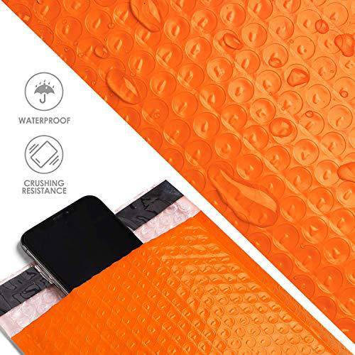 4x8 Bubble - Mailer Padded Envelope | Orange - Shipping In Style