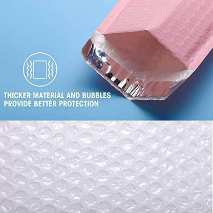 4x8 Bubble - Mailer Padded Envelope | Sakura pink - Shipping In Style