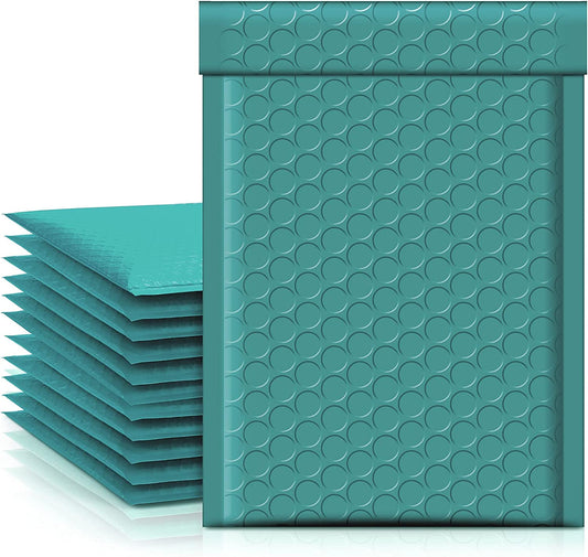 4x8 Bubble - Mailer Padded Envelope | Turquoise Green - Shipping In Style