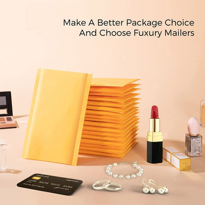 4x8  Kraft Bubble Mailer Padded Envelope  #000 | Usable Size 4x7" | 800 Pack Wholesale
