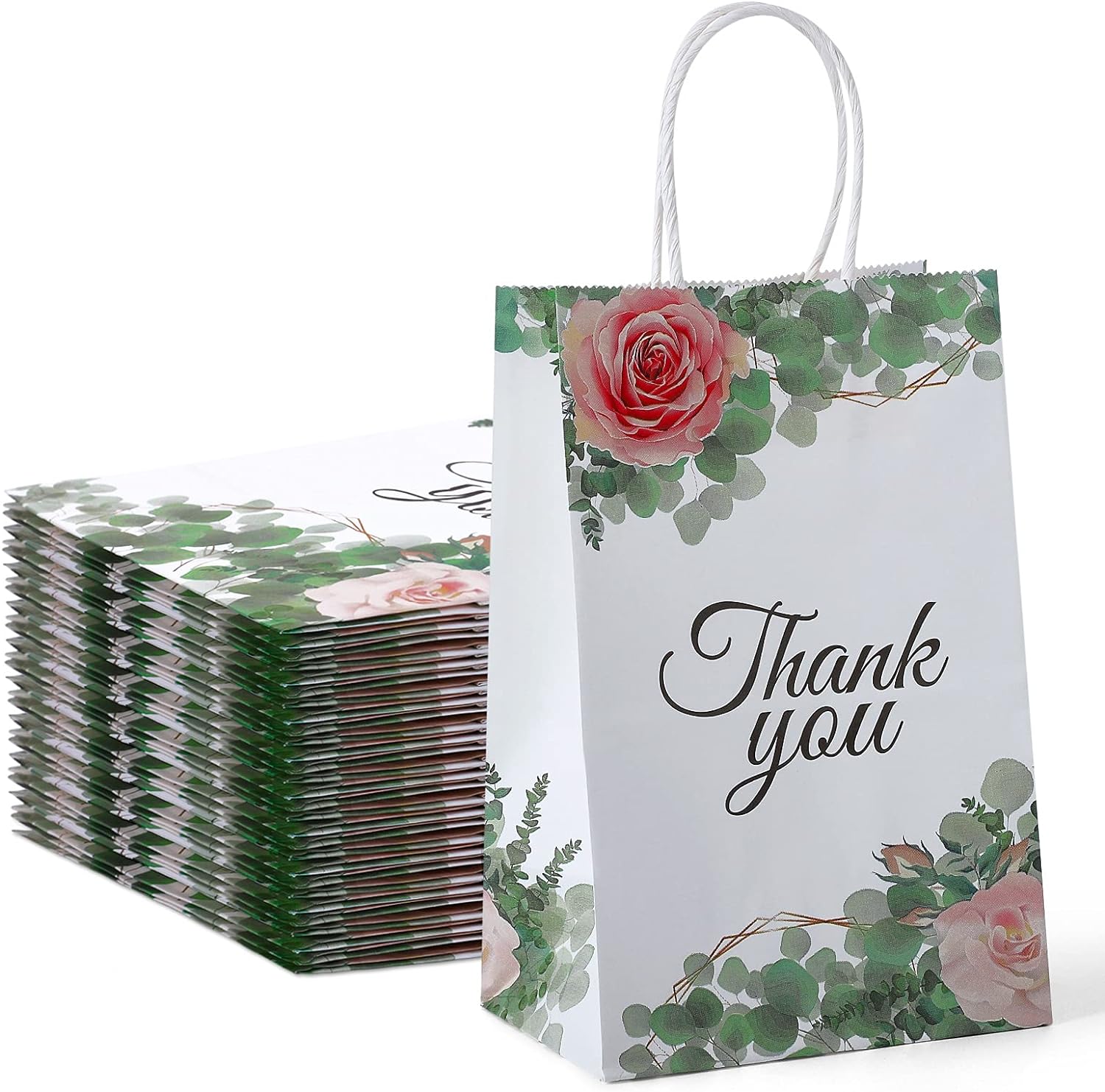 5.25x3.75x8 Inch Kraft Paper Gift Bags - Shipping In Style