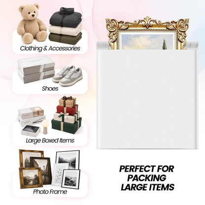24x25 Bubble Mailer | Usable Size 24x24" | 120 Pack Wholesale