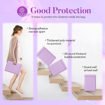 10.5x16 Bubble Mailer #5|Usable Size 10.5x15"| Lavender Purple