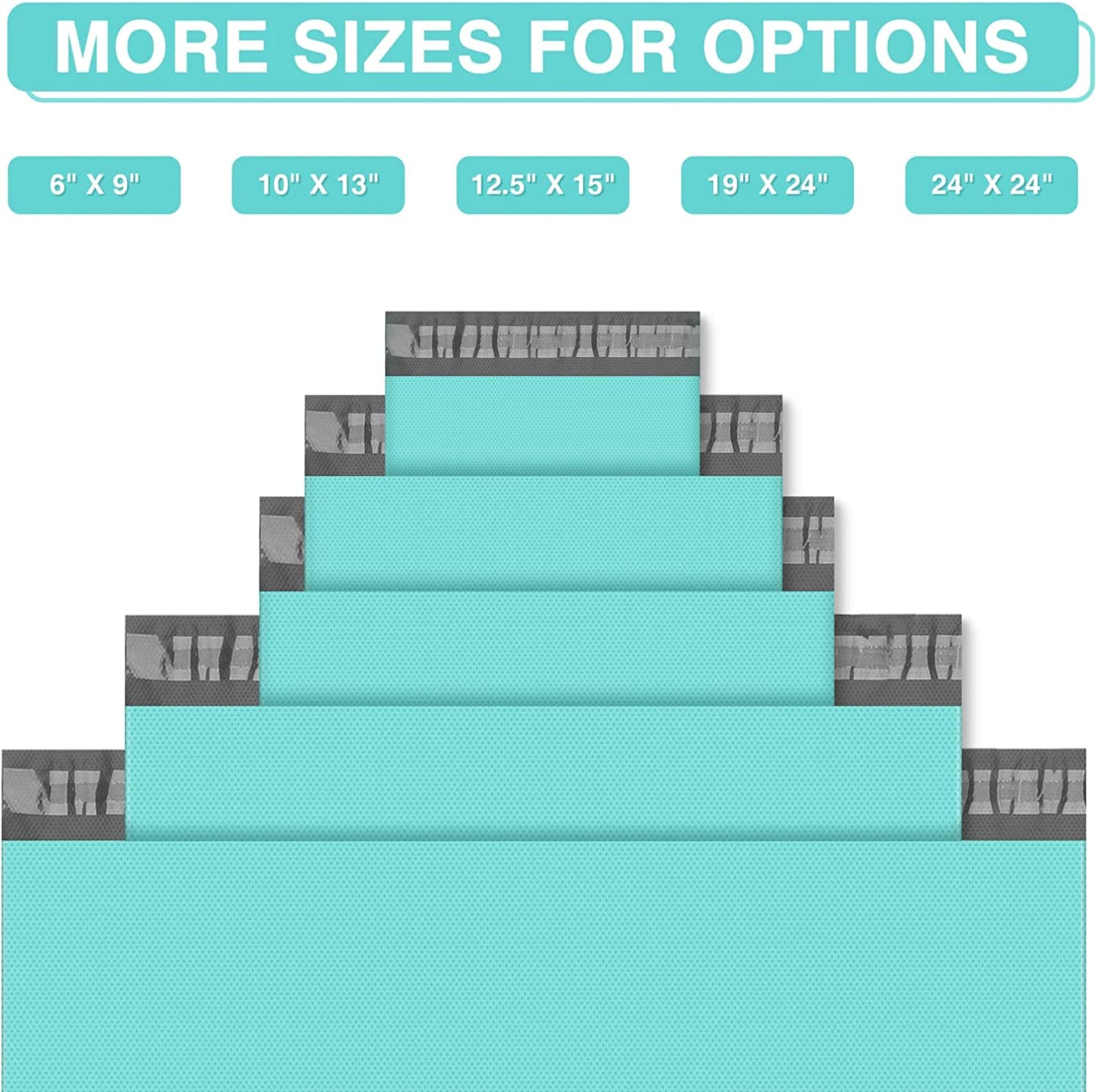 6x9 Poly-Mailer Envelope Shipping Bags | Teal