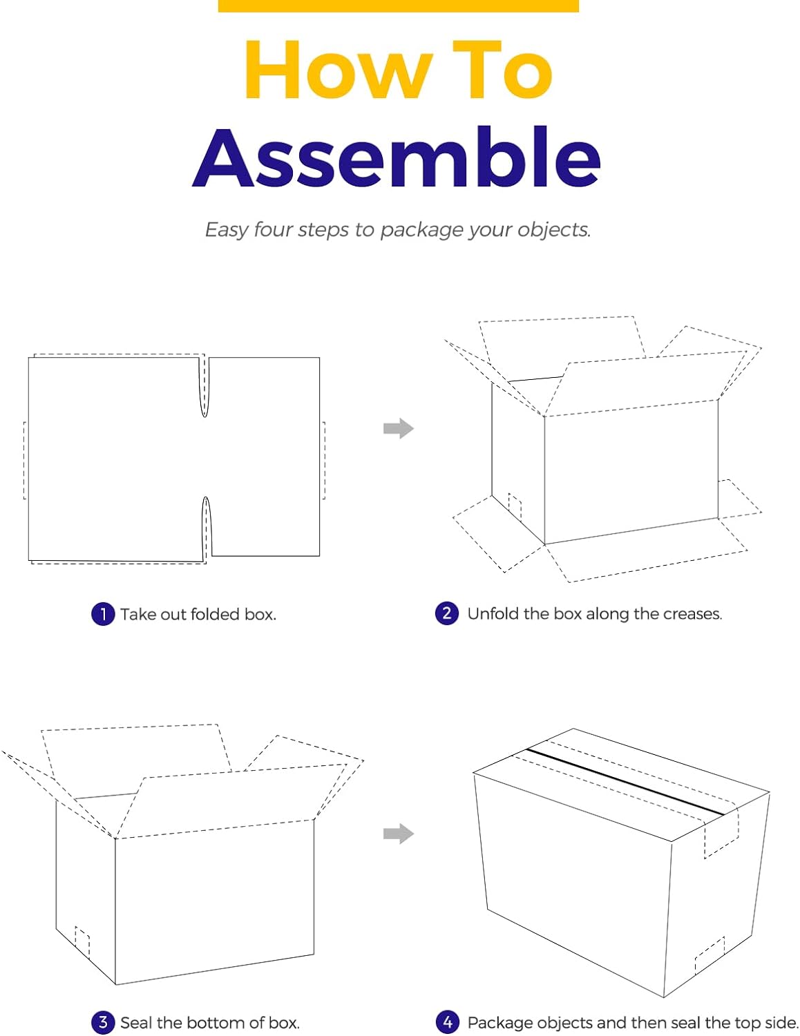 6x6x6 Inch Corrugated Cardboard Boxes