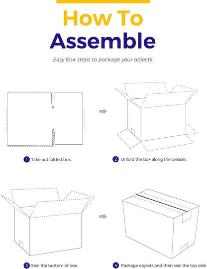 6x6x6 Inch Corrugated Cardboard Boxes