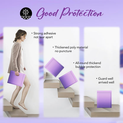 8.5x12 Bubble Mailer Padded Envelope #2 | Usable Size 8.5x11"| Gradient Purple