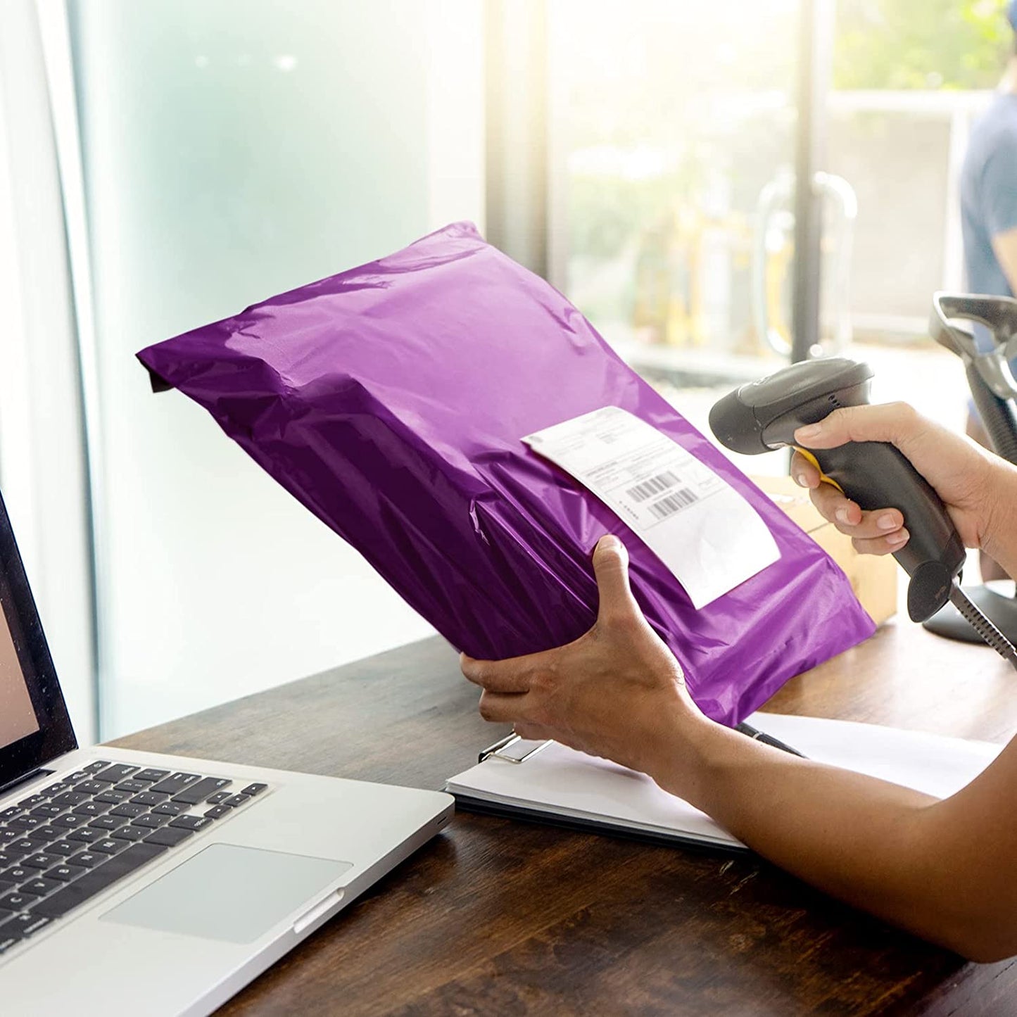 14.5x19 Poly-Mailer Envelope Shipping Bags | Purple