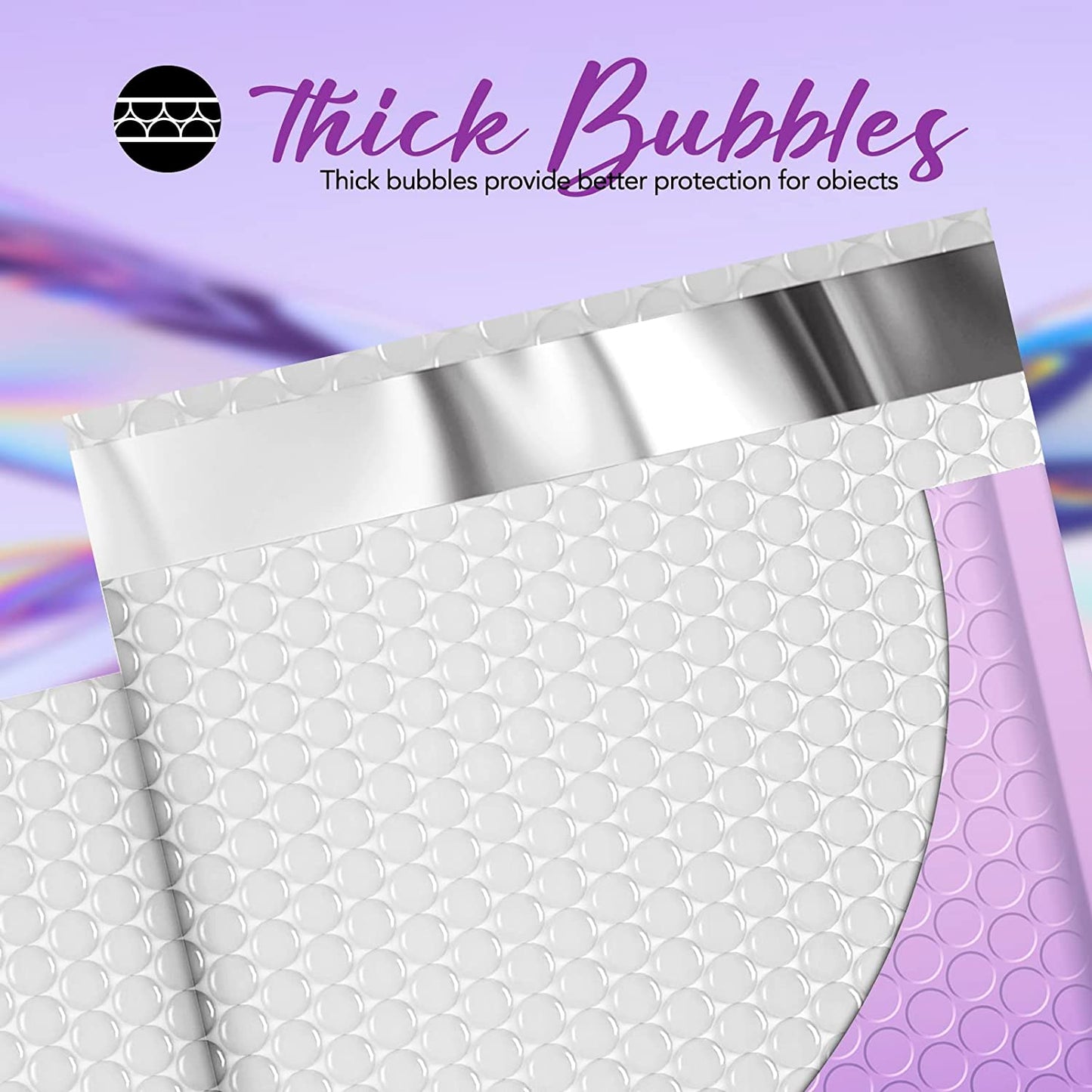 6x10 Bubble - Mailer Padded Envelope | Gradient Purple - Shipping In Style