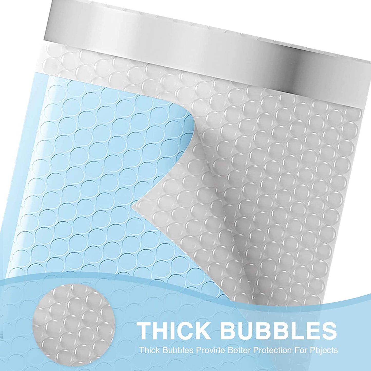 6x10 Bubble - Mailer Padded Envelope | Light Blue - Shipping In Style